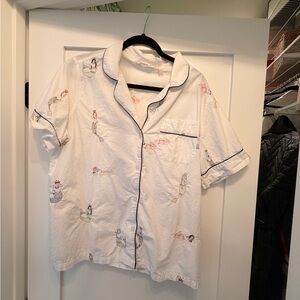 Print Fresh PJ top embroidered mermaids 🧜‍♀️